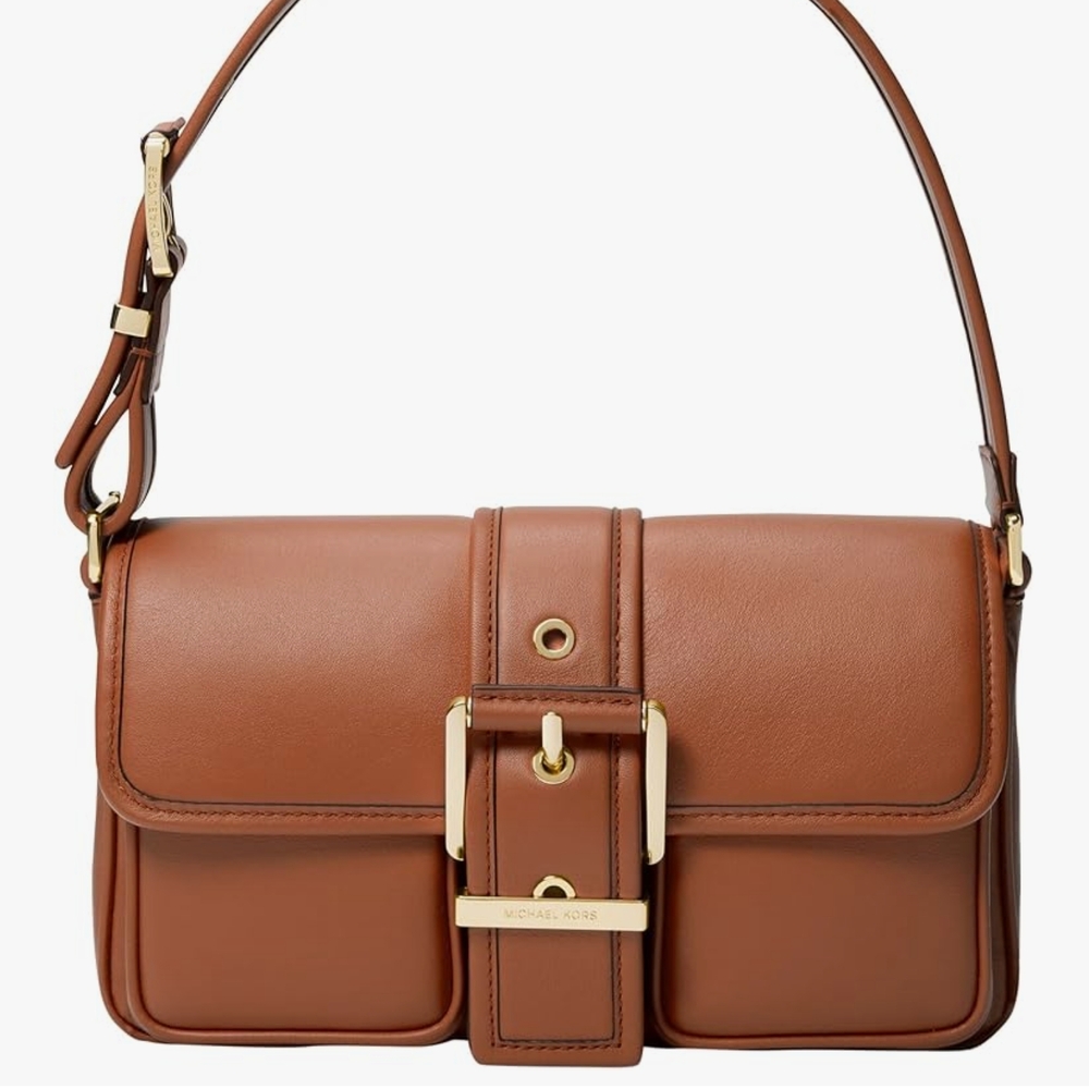 Michael Kors Tan Colby Leather Shoulder Bag